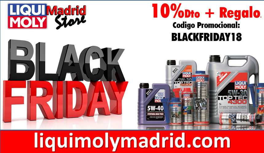 Black Friday en LIQUI MOLY Madrid Store!